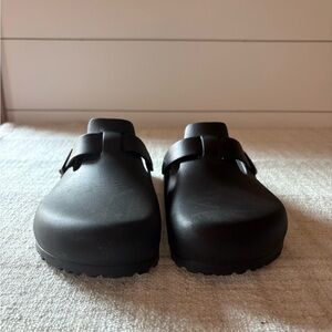 Birkenstock Boston EVA Black Slip On Clogs Mens Size 44 US 11 Casual Shoes
